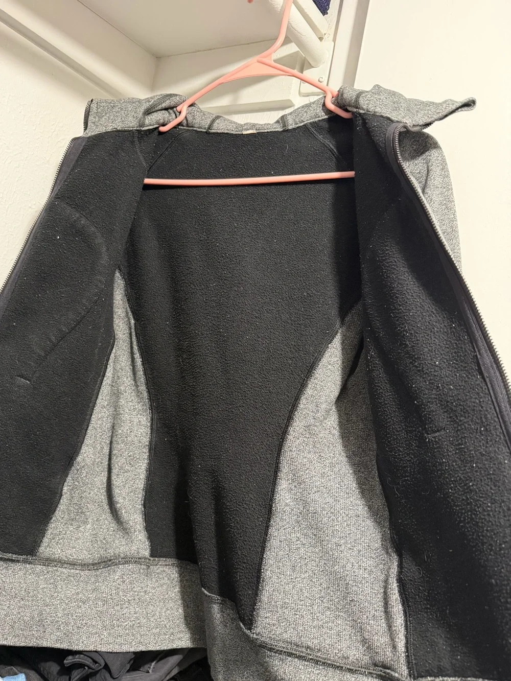 Lululemon Gray Scuba Zip-Up Hoodie